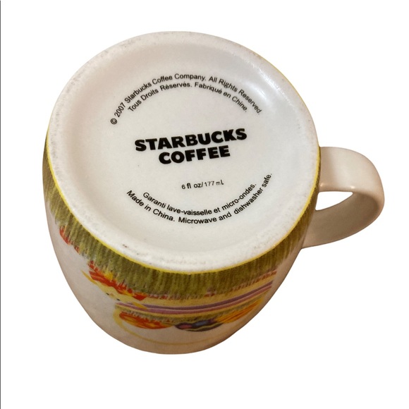 Starbucks 2007 Smaller 6 Fl Oz Spring Bunny Egg Basket Easter Mugs Cups Set of 3 - Picture 8 of 10